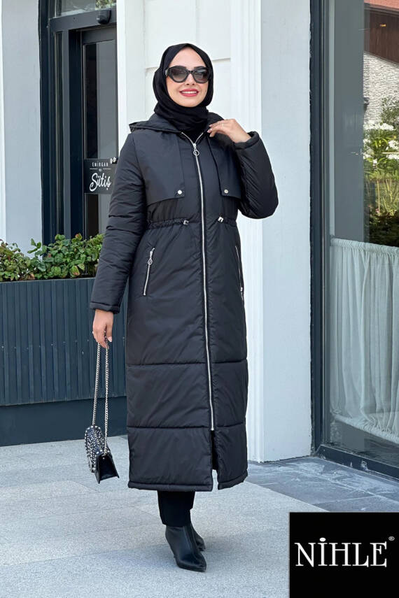 Mahza 7620 Su Geçirmez 120 cm Kumaş Kap Siyah - 1